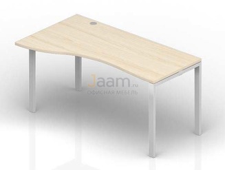 Мебель для персонала Стол "Волна" левый(1 громмет) STG129GV