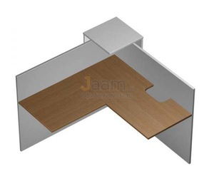 Стойка ресепшн Модуль угловой с вырезом левый КВ 0703