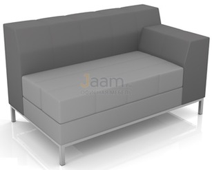 Офисный диван двухместный M9-DL/DR