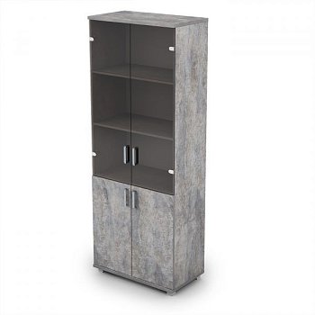 6Ш.005.3 Шкаф для документов высокий со стеклом (800x450x2116)