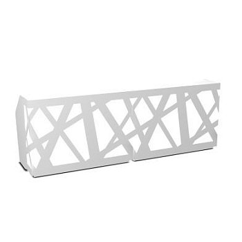 Стойка ресепшн с подсветкой Zig-Zag LZG60 3200x1880x1150