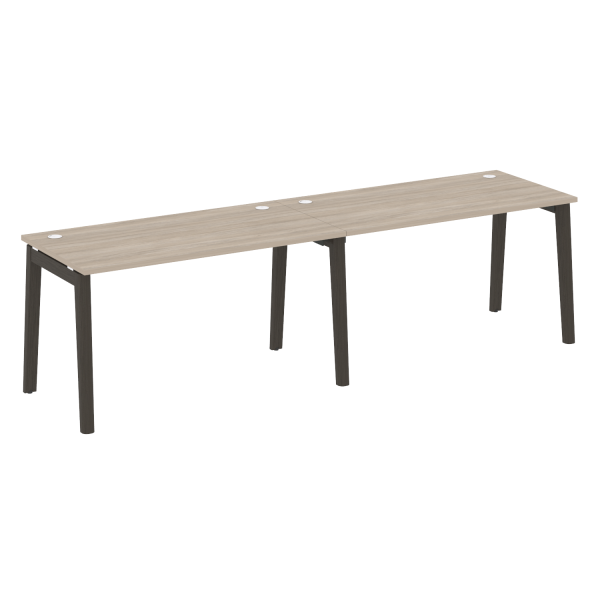 Рабочая станция на деревянных опорах Onix Wood OW.RS-2.3.7 2760x720x750