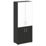 Шкаф для документов со стеклом белым LT.ST-1.2 R white