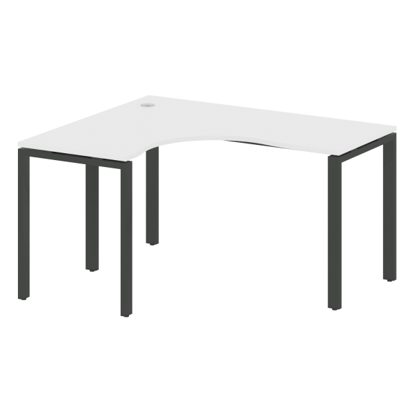 Стол криволинейный левый Metal System Style БП.СА-3 Л 1400x1200x750