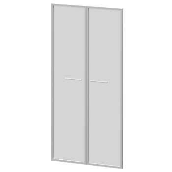 Фасады рамочные стеклянные Кортез KZF-48RS(Б) 784x20x1564