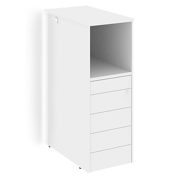 Тумба с подсветкой 5 ящиков TIP-ON, проходная  средняя Onix O.R-TV-5TIP.S 436x767x1185