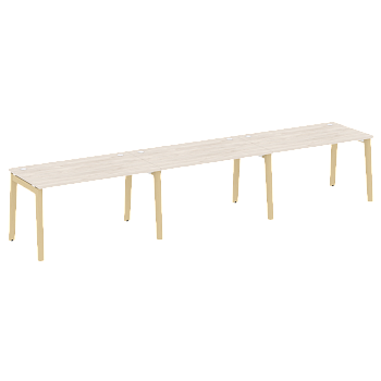 Рабочая станция на деревянных опорах Onix Wood OW.RS-3.3.8 4140x800x750