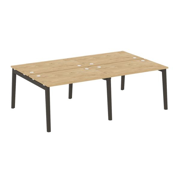 Рабочая станция на деревянных опорах Onix Wood OW.D.RS-4.2.7 2360x1475x750