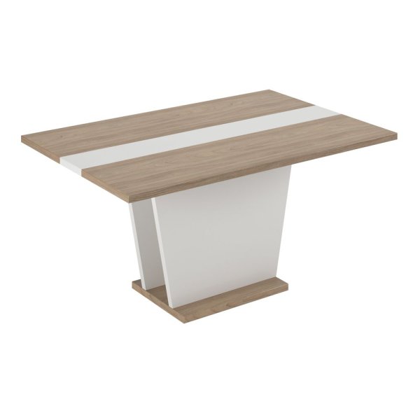 Элемент стола переговоров без кабель-канала Asti AST339702 1400x1000x750 (Вяз/белый)