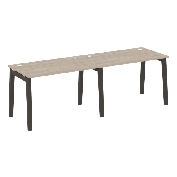 Рабочая станция на деревянных опорах Onix Wood OW.RS-2.2.7 2360x720x750