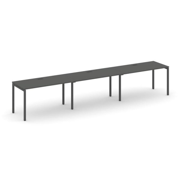 Рабочая станция 1 сторонняя SN-4P.ORS-044 (4740х700х750) (Антрацит/Металл Антрацит)
