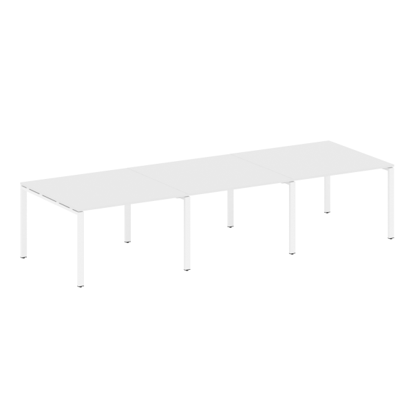 Переговорный стол 3 столешницы Metal System Style БП.ПРГ-3.2 3600x1235x750