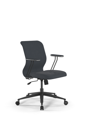Кресло для руководителя Метта Sit 8 Mr4-4T - Vivaldi /Uh00/Wh12/T4mV-b(M09.B11.G19.W02) (Темно-серый)