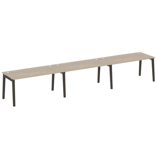 Рабочая станция на деревянных опорах Onix Wood OW.RS-3.4.8 4740x800x750