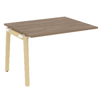 Проходной наборный элемент переговорного стола на деревянных опорах Onix Wood OW.NPRG-2 1180x980x750