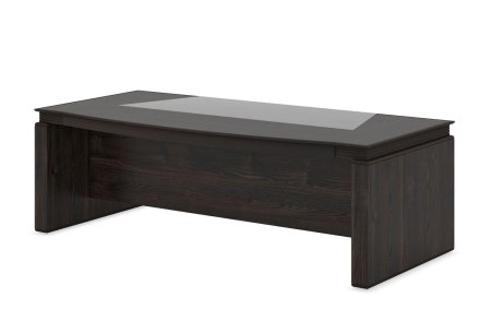 Стол письменный закруглённый FRANKLIN DM 230 (2300х1100х750) (Дуб Термо)