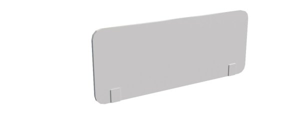 Экран 100 ЛДСП, с креплением Steel 11810 1000x16x396 (Белый)