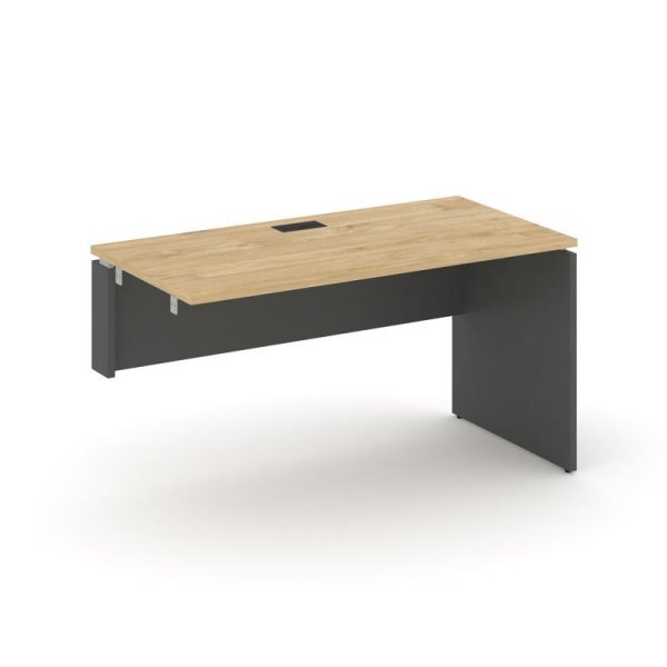 Стол-приставка к опорным элементам SN-D.OPRS-001(L) (980х600х750) (Тиквуд Светлый/Антрацит)
