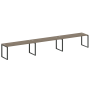 Рабочая станция Metal System Style БО.СМ-3.5 5400x720x750