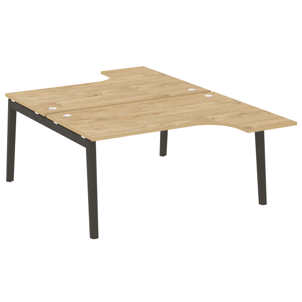 Рабочая станция на деревянных опорах Onix Wood OW.D.SA-4 1580x2395x750