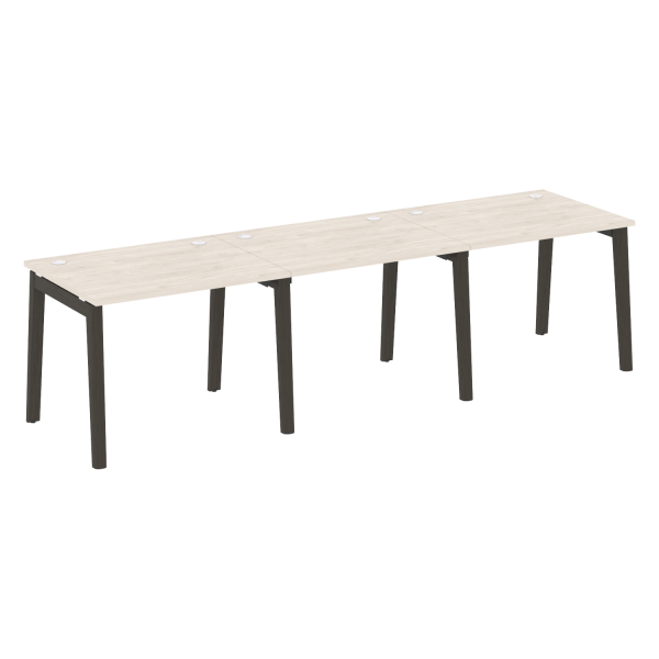 Рабочая станция на деревянных опорах Onix Wood OW.RS-3.1.8 2940x800x750