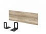 Экран настольный ЛДСП к одному столу L-058-1 1200х18х400