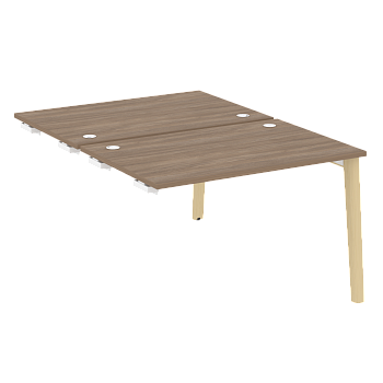 Стол-приставка двойной на деревянных опорах Onix Wood OW.D.SPR-2.8 1180x1635x750