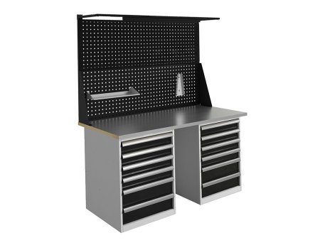 Верстак Expert T WTH160 комплект9 (ExpTWTH160.T6/T6.021) (Серый)