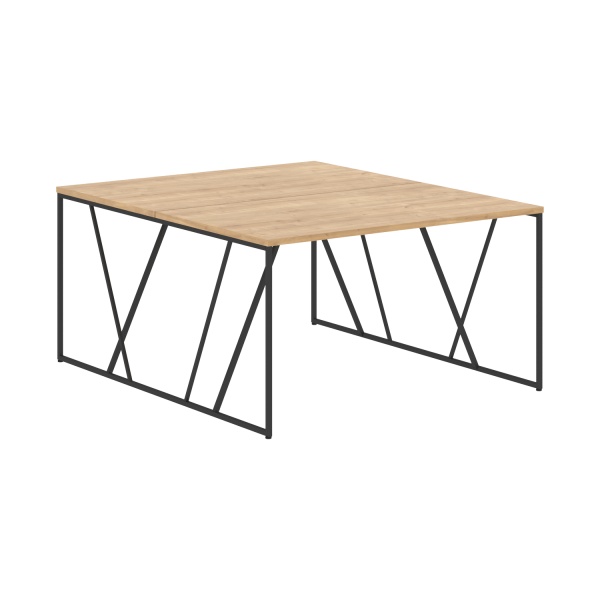 Стол двойной LOFTIS LWST 1316 1360х1606х750 (Дуб БофордЧерный)