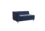 Секция с подлокотником двухместная правая PR.SP-2 (R)