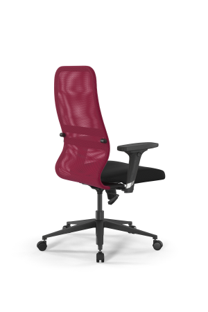 Кресло для руководителя Метта Sit 8 B2-8D - X1+UMF(X1) /Uh00/Wh00/D02P(M09.B11.G19.W02) (Красный | Черный)