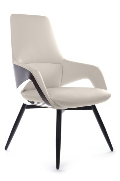 Стул офисный Aura-ST FK005-C Светло-бежевый (Светло-бежевый)