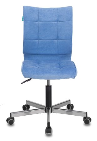 Кресло CH-330M голубой Velvet 86 крестов. металл хром (Голубой)