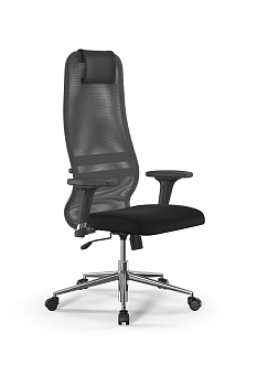 Кресло для руководителя Метта Sit 8 B1-8D - X1+UMF(X1) /Uh00/Wh00/D02P(M09.B23.G18.W01)