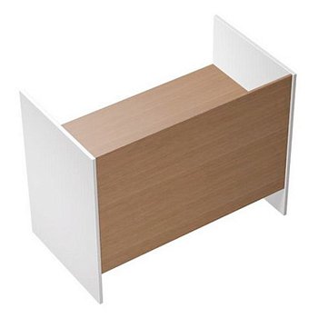 Стол письменный на высоких опорах ДСП Profiquadro КВ 1213 БВ 1250x806x1114
