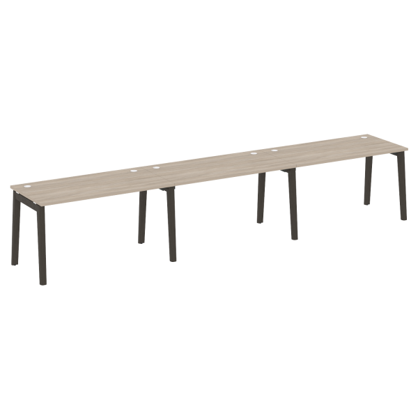 Рабочая станция на деревянных опорах Onix Wood OW.RS-3.3.7 4140x720x750