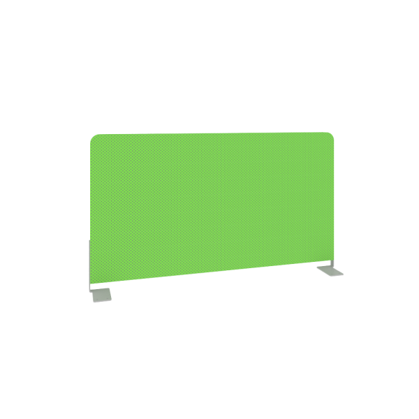 Экран тканевый боковой Style Л.ТЭКР-5 Ткань зеленая/крепление серое 720x22x390 (Зеленый)