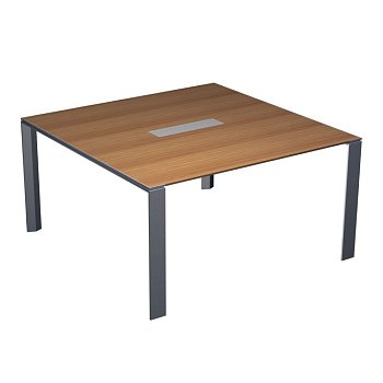 Стол для переговоров П-опоры ноги-хром X7 X7R04 C 1600x1400x720