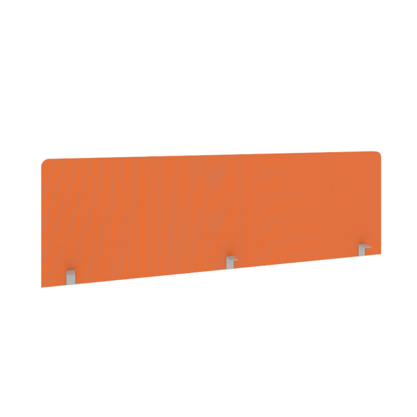 Экран тканевый Nova S В.ТЭКР-4 Ткань 1400x22x450 (Оранжевый)