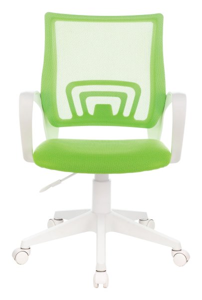 Кресло CH-W695NLT салатовый TW-03A TW-18 сетка/ткань крестов. пластик пластик белый