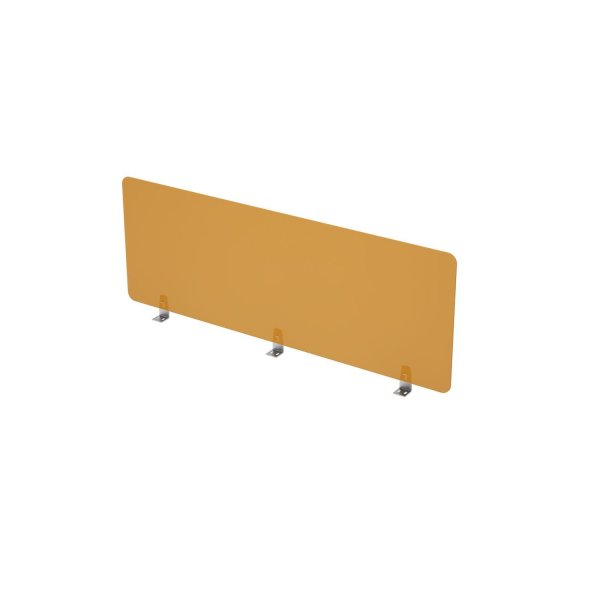9БР.110.1 Барьер оргстекло, фронтальный (1200x4x400) (Молочный)