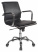 Кресло руководителя CH-993-Low черный эко.кожа низк.спин. крестов. металл хром