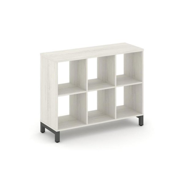 Каркас стеллажа 2 яруса SN.KS-230 (1121х400х881) (Дуб Наварра/Металл Антрацит)