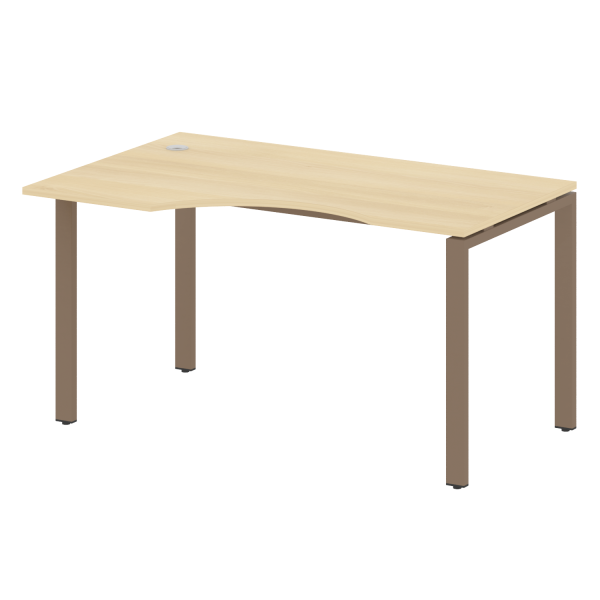 Стол криволинейный левый Metal System Style БП.СА-2 Л 1400x900x750