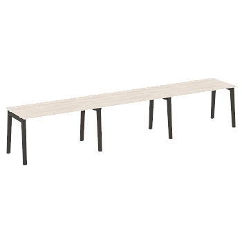 Рабочая станция на деревянных опорах Onix Wood OW.RS-3.3.7 4140x720x750