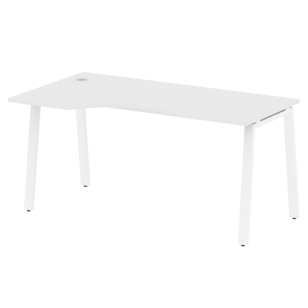 Стол криволинейный левый Metal System Style БА.СА-1 Л 1600x900x750