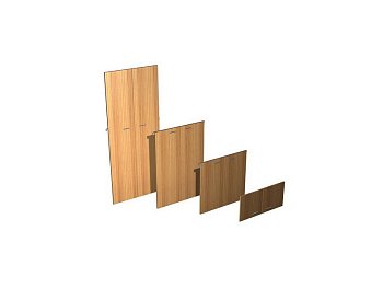 Двери для буазери X7 BOALDRIO Y 860x18x450