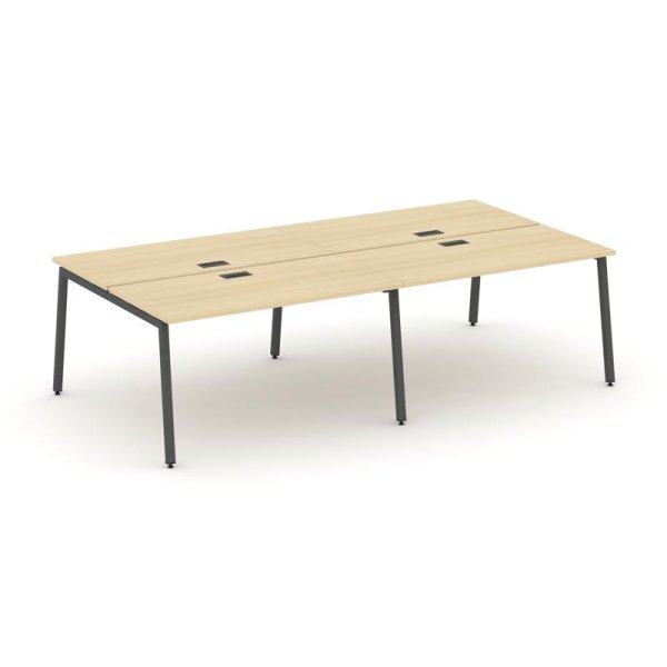 Рабочая станция 2-х сторонняя SN-4A.DRS-034 (3160х1232х750) (Акация Лорка/Металл Антрацит)