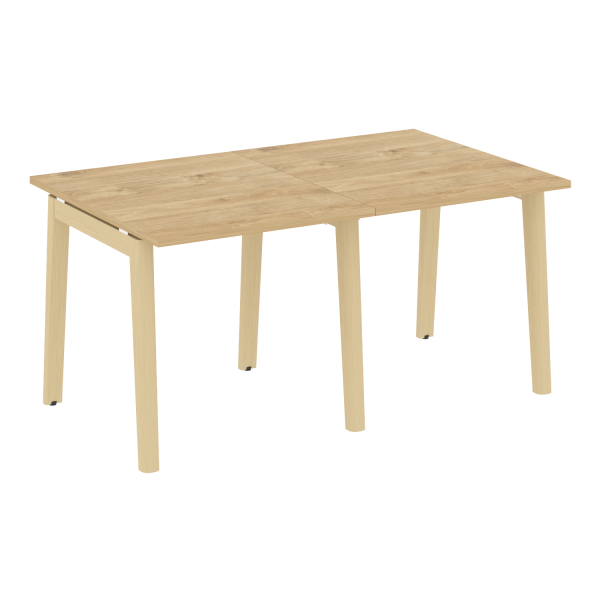 Стол переговорный на деревянных опорах Onix Wood OW.PRG-2.0 1560x980x750