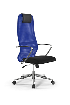 Кресло для руководителя Метта Sit 8 B1-8K - X1+UMF(X1) /Uh00/Wh00/K5cL(M09.B23.G18.W01)